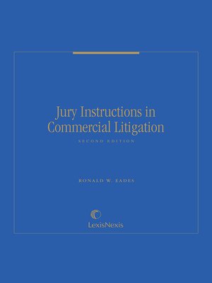 cover image of Jury Instructions in Commercial Litigation